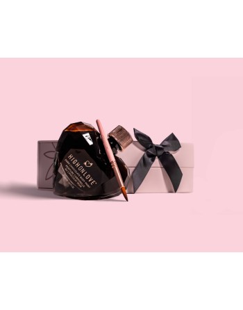Peinture corporelle végétalienne au chocolat noir - 100 ml - les nuances du désir