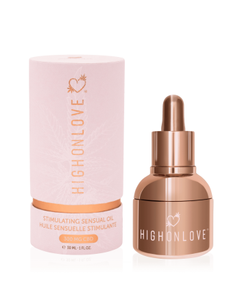 Huile sensuelle stimulante avec 300 mg de CBD 30 ml - les nuances du désir