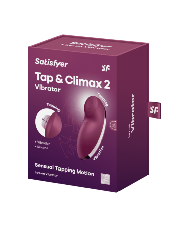 Tap and climax 2 Satisfyer - Rose - les nuances du désir