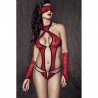 Body sexy Ashley rouge - les nuances du désir