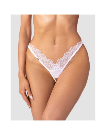 String ouvert Arrowel - Blanc - les nuances du désir