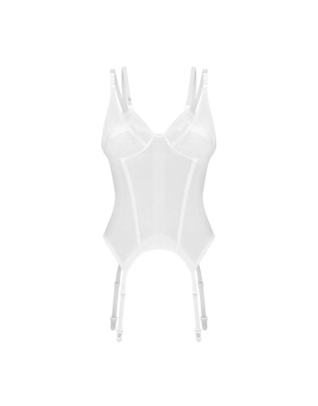 Corset Arrowel - Blanc - les nuances du désir