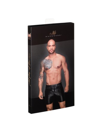 Short H061  Powerwetlook mi court - les nuances du désir