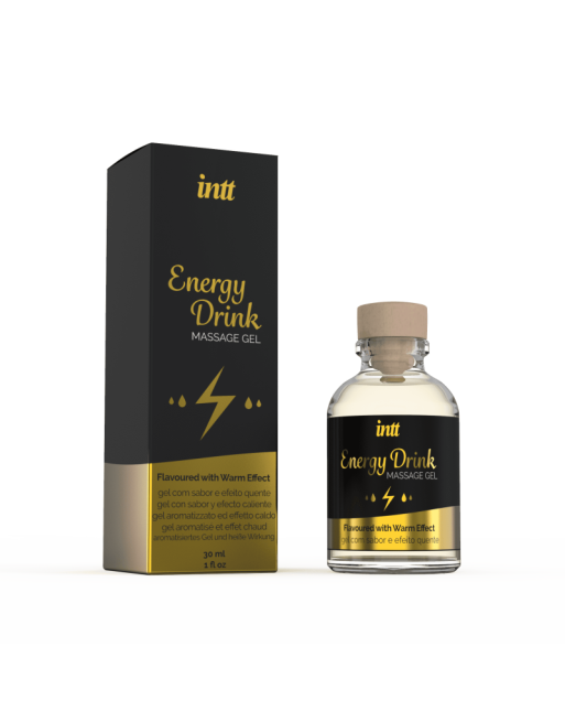 Massage gel energy drink - Gel embrassable - les nuances du désir