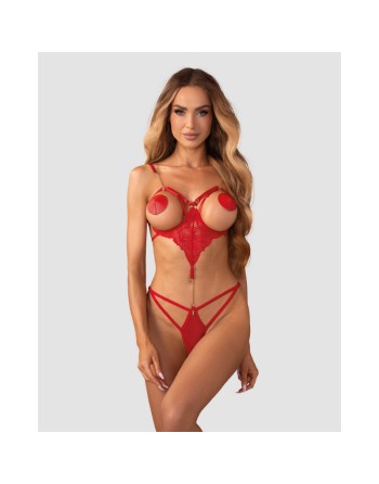 Body ouvert Matildea Rouge - les nuances du désir