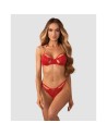 Ensemble lingerie ouvert rouge Matildea - les nuances du désir