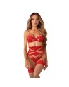 Ensemble lingerie ouvert rouge Matildea - les nuances du désir