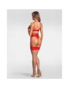 Ensemble lingerie ouvert rouge Matildea - les nuances du désir