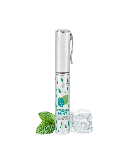 Spray sexe oral à la menthe - Haleine fraîche - les nuances du désir