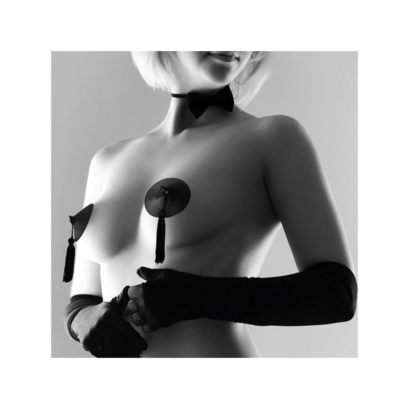 Cache-tétons Burlesque noir Cache-tétons Burlesque noir