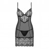 Alluria Chemise Black - les nuances du désir