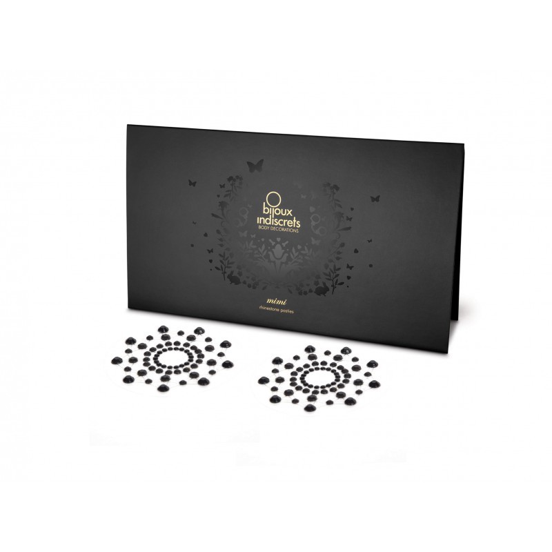Mimi - Bijoux de sein Strass noirs Mimi - Bijoux de sein Strass noirs
