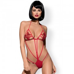 Body Luiza teddy Red - les nuances du désir