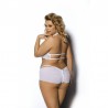 Ensemble 2 pcs blanc Oretha - les nuances du désir