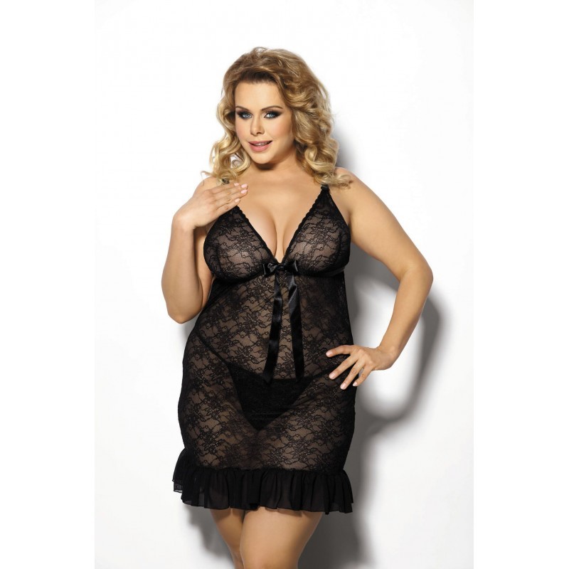 Nuisette Evona - Noir - les nuances du désir Nuisette Evona - Noir - les nuances du désir